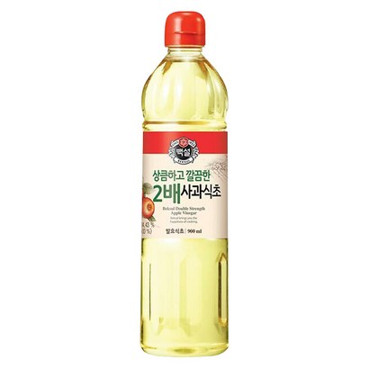 백설 상큼하고 깔끔한 2배사과식초