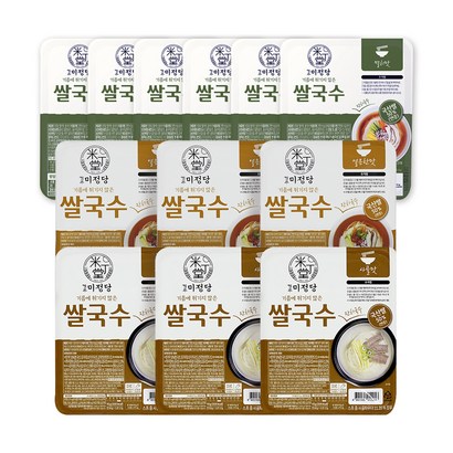 미정당 쌀국수 멸치맛 얼큰한맛 사골맛