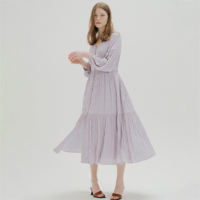 오앨 WRINKE SHIRRIN DRESS