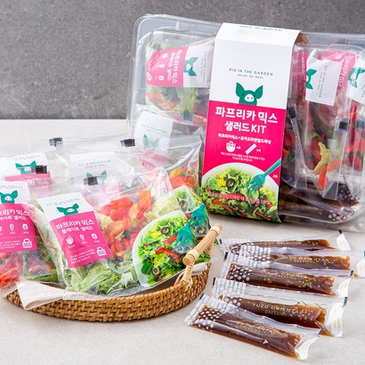 피그인더가든 파프리카 믹스 샐러드 KIT 리뷰후기
