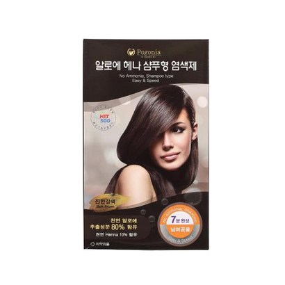 포고니아 알로에 헤나 샴푸형 새치 염색제