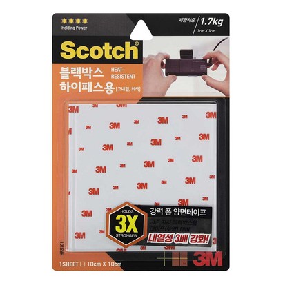 3M 스카치 블랙박스 고내열 양면 테이프 10 리뷰후기
