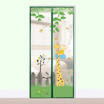TREE 아트도어 기린아이 문 모기장
