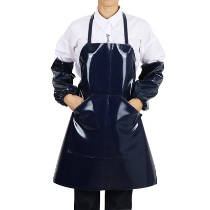 팀쿡 양면 주머니 방수 앞치마 FREE
