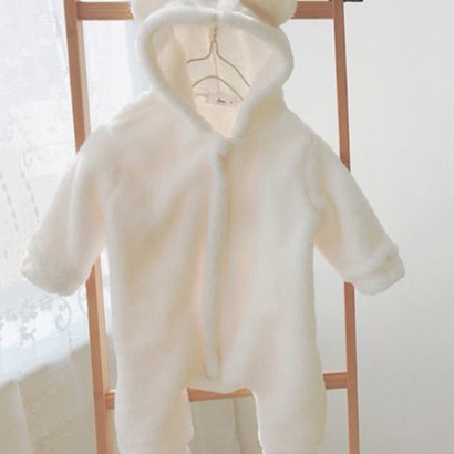 귀염둥이 보아털 곰탱이 방한우주복