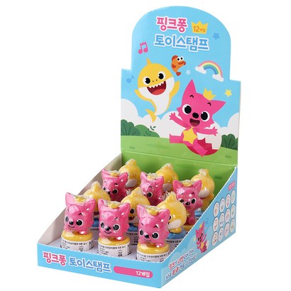 핑크퐁 칭찬스탬프 토이 12종