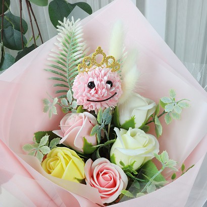 블뤼엔 조화 해피 데이 퐁퐁 플라워