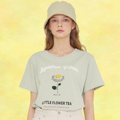 러브이즈트루 여성용 SZ FOWER 반팔 티셔츠