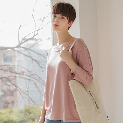 컴포트랩 면모달 스판 솔리드 8부티 내츄럴몰드 방수파우치 리뷰후기