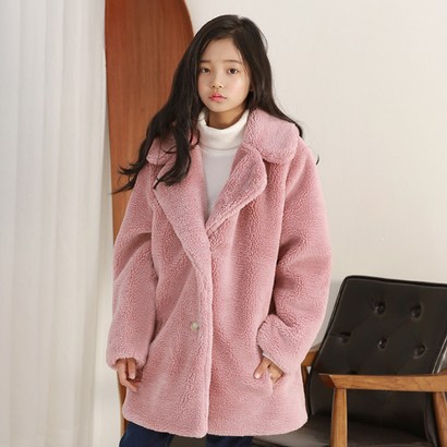 나나주니 아동용 테디베어 코트