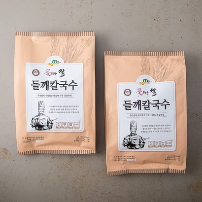 꽃보다쌀 들깨칼국수 2봉 리뷰후기