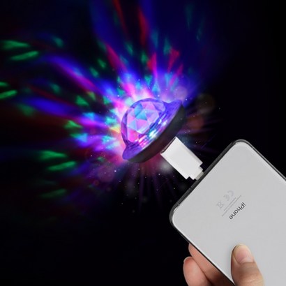 아이몰 휴대용 초싸이키 미니 USB 미러볼 C타입