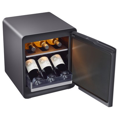 삼성전자 BESOKE 큐브 와인 냉장고 코타차콜 불투명 CRS25T850005 방문설치 6병