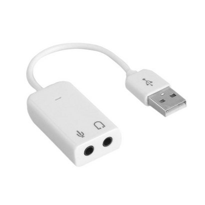 주닉스 USB 이어폰 연결 71 오디오 어댑터 케이블