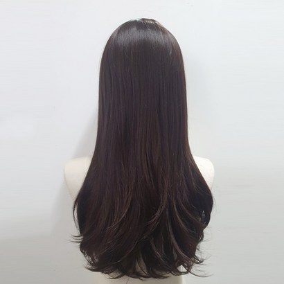에스홀릭 롱 레이어드 C컬 여자 통가발