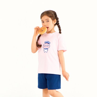 카카오프렌즈 아동용 마린다꼬 반팔상하복 리뷰후기