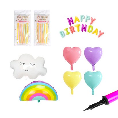 인디케이 행복한 생일 파티 장식