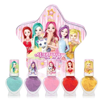 시크릿쥬쥬 별의여신 틴케이스 네일 5종