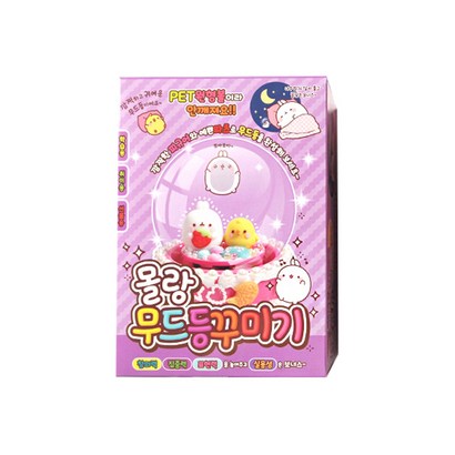 DIY 몰랑이 원형볼 무드등 꾸미기