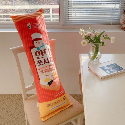 리더스트리 한턱 쏘시지 롱 바디필로우