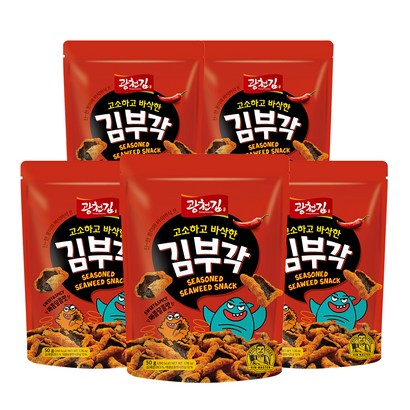 광천김 고소하고 바삭한 김부각 매콤달콤맛