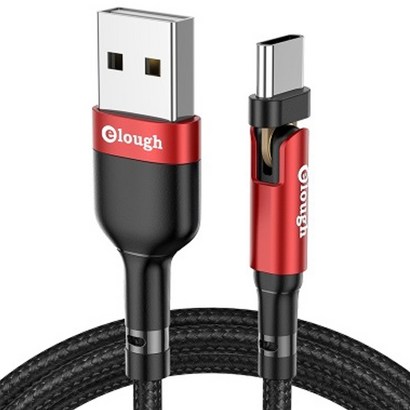 위드웍스 180도 회전 USB 3A 고속 충전케이블