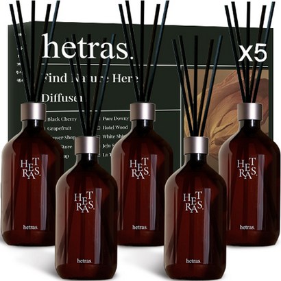 헤트라스 프리미엄 대용량 디퓨저 5개 선물세트 리뷰후기