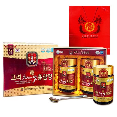 명기삼 고려천년의빛 홍삼정 쇼핑백 리뷰후기