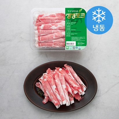 생생포크 한돈 무항생제 인증 목심 대패 구이용
