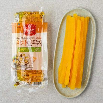 하선정 김밥용 치자 단무지