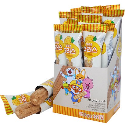 뽀로로 츄러스 치즈크림 1개 리뷰후기