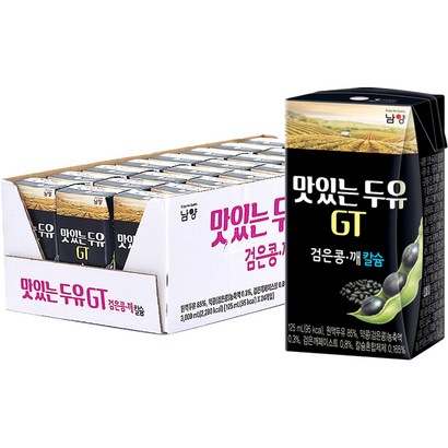 남양유업 맛있는 두유 GT 검은콩 깨 칼슘 리뷰후기