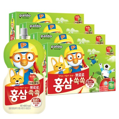 팔도 뽀로로홍삼쏙쏙 사과매실