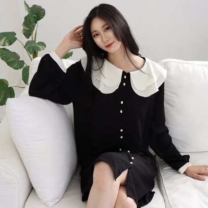 페이퍼먼츠 러블리 터틀 넥 하객 룩 정장 원피스 6124 리뷰후기