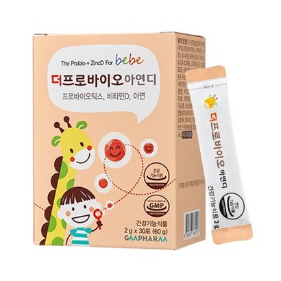 지엠팜 유아용 더프로 바이오 아연디 유산균