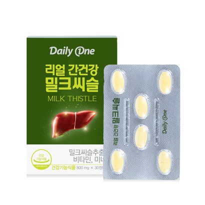 데일리원 리얼 간건강 밀크씨슬