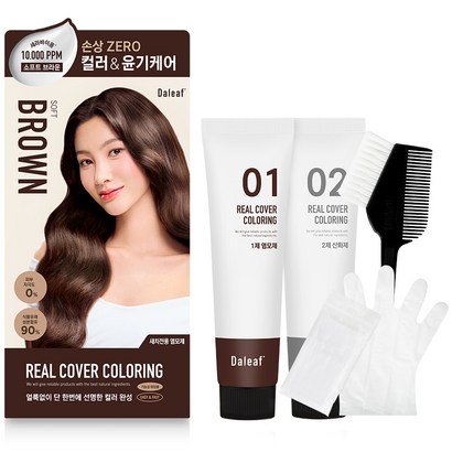 달리프 세라바이옴 리얼 커버 새치전용 염모제