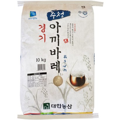 대한농산 2022년산 햅쌀 경기 추청 아끼바레 백미