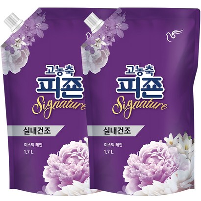 피죤 고농축 시그니처 섬유유연제 미스틱레인 리필