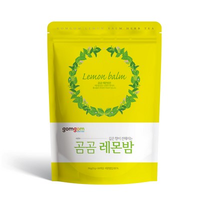 곰곰 레몬밤 삼각티백 1 100개 리뷰후기