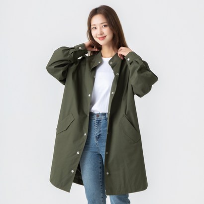캐럿 여성 데일리 루즈핏 야상 롱 자켓 리뷰후기