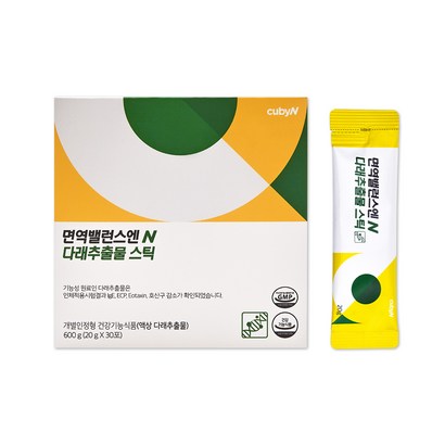 큐비앤 면역밸런스엔 다래추출물 스틱