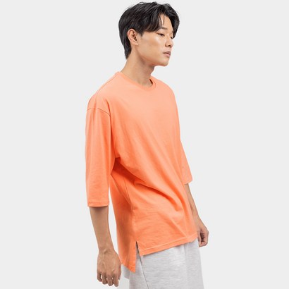엘런아시 무지 7부 옆트임 티셔츠