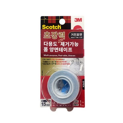 거친표면용 이지필 초강력 스카치 양면테이프