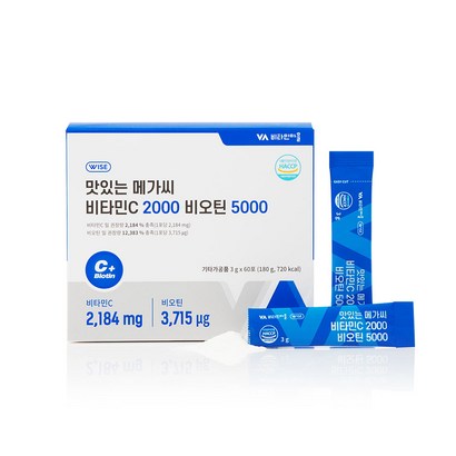 비타민마을 맛있는 메가씨 비타민C 2000 비오틴 5000