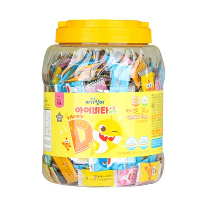 태양생활건강 핑크퐁 아기상어 아이 비타D 플러스 아연