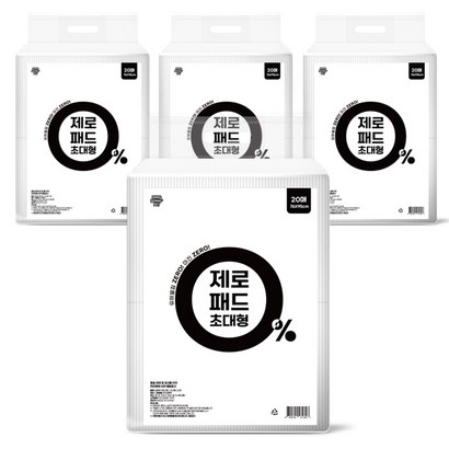 딩동펫 반려동물 초대형 제로 배변 패드 무향 20매