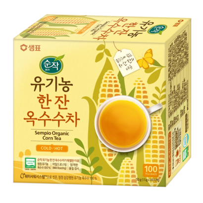 순작 유기농 한잔 옥수수차