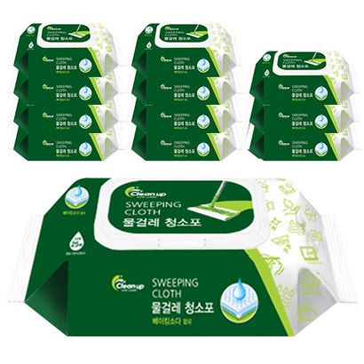 크린업 물걸레 청소포 대형 25매