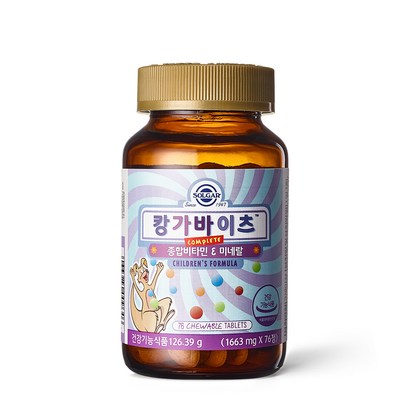 솔가 캉가바이츠 어린이 종합비타민 미네랄 76일분